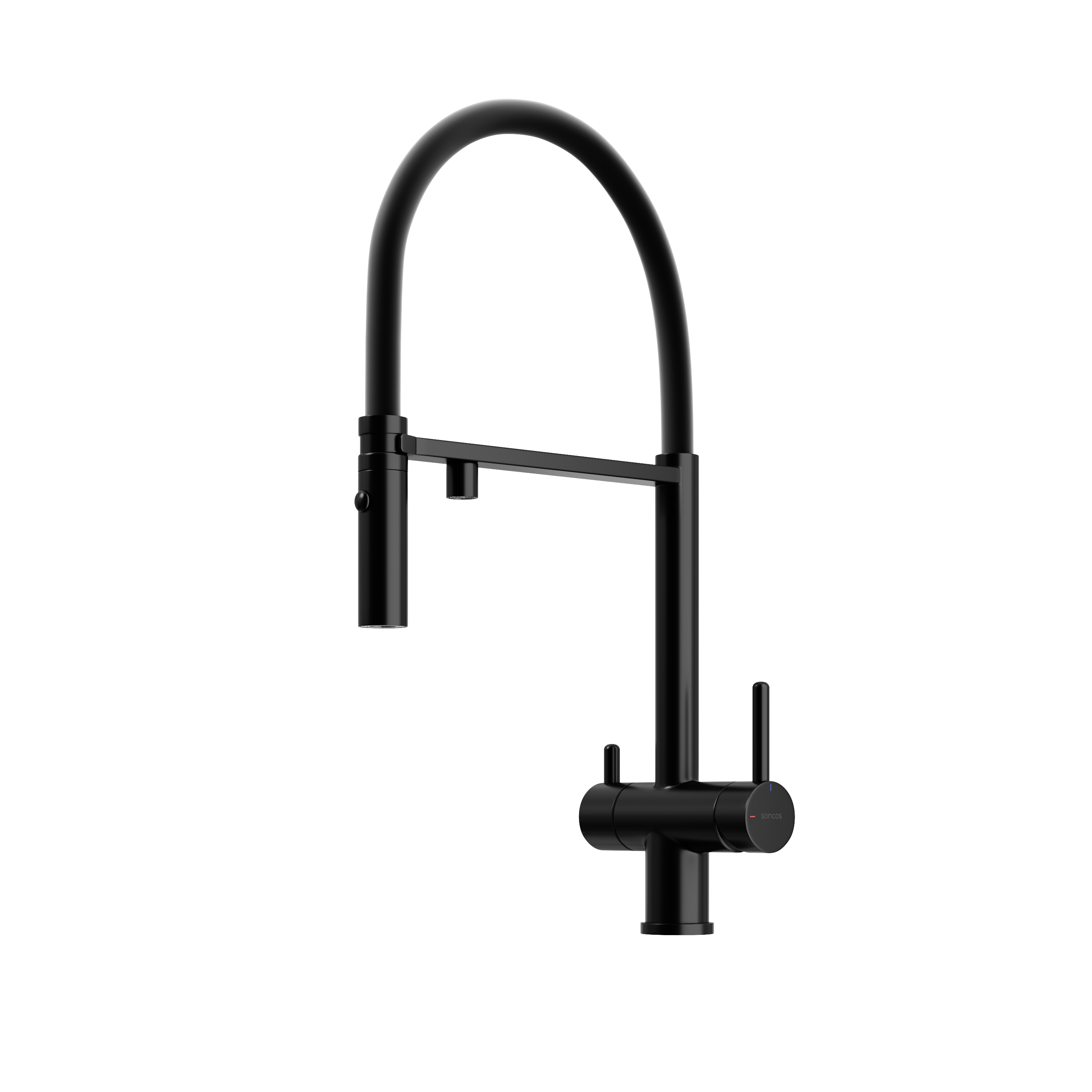 Смеситель для кухни Sancos Imola SC4010MB, матовый черный