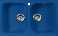 Мойка кухонная AquaGranitEx M-15 синяя