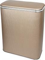 Корзина для белья Geralis RBH-M темная, хром, малая