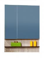 Зеркало-шкаф Бриклаер Карибы 75 дуб антик, сатин