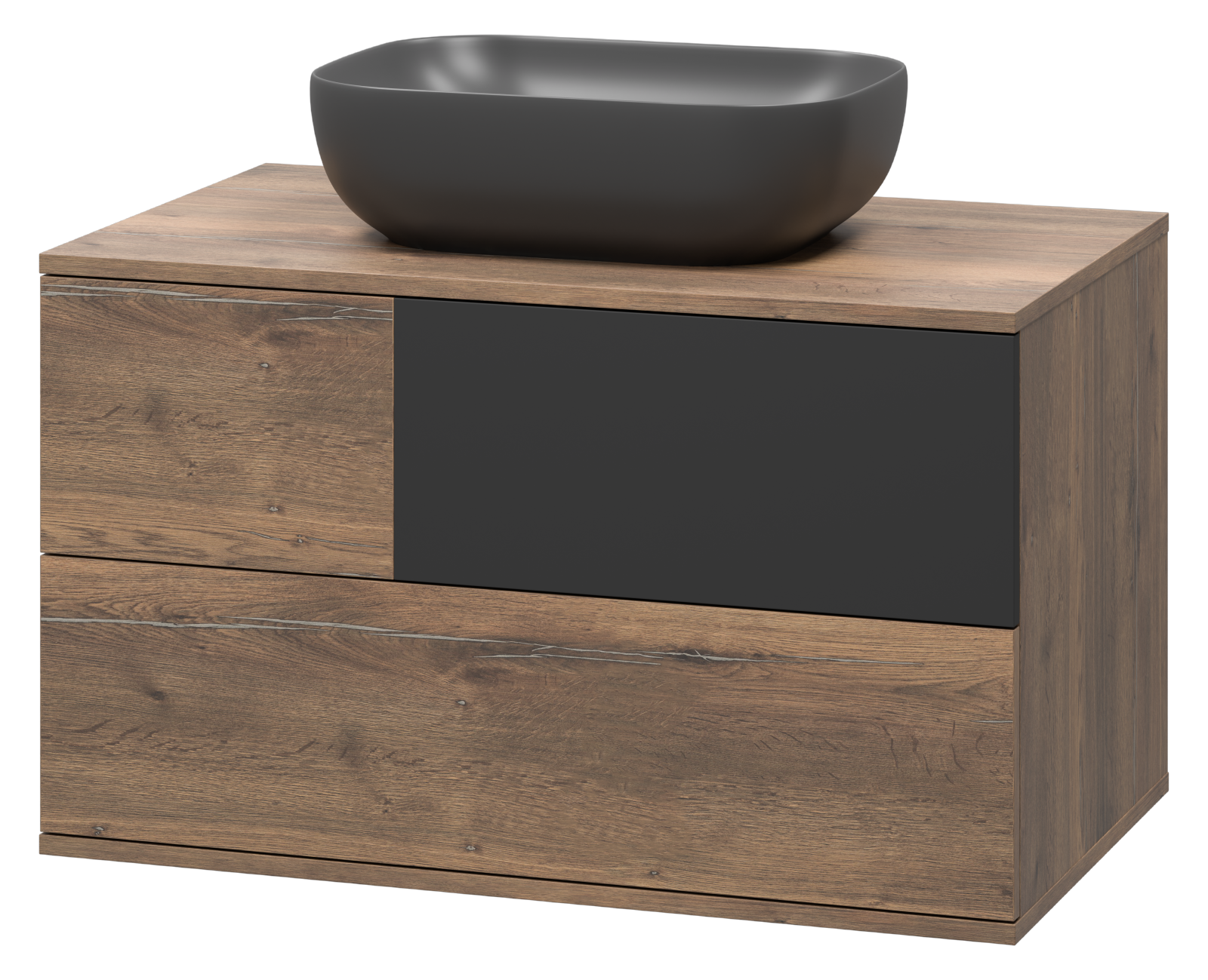 Тумба с раковиной Misty Коломбо 80 подвесная