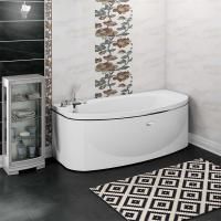 Акриловая ванна Radomir Неаполи 180х85 см Chrome с гидромассажем