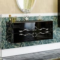 Тумба под раковину Clarberg Due Amanti 100 черный, ручки хром