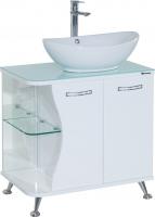 Тумба с раковиной Bellezza Рио 70 R белая