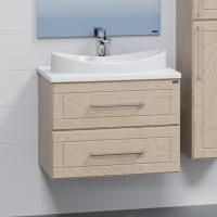 Тумба с раковиной СанТа Венера 70 подвесная, дуб бежевый