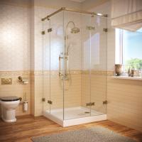 Душевой уголок Vegas Glass AFA Dynasty 110 05 crystalvision профиль бронза, стекло crystalvision