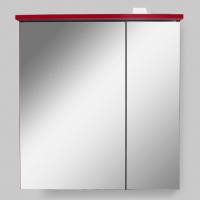 Зеркало-шкаф AM.PM Spirit V2.0 60 L с LED-подсветкой, красный глянец