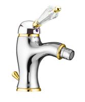 Смеситель для биде Fiore Imperial-Sky  Swarovski® 82CO5321, хром/золото