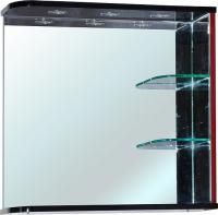 Зеркало Bellezza Рио 70 R красное с черным