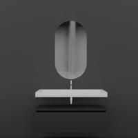 Мебель для ванной Armadi Art Flat 120 подвесная, антрацит матовый