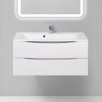 Тумба с раковиной BelBagno Marino 100 bianco opaco