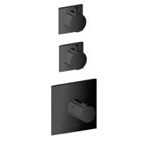 Смеситель для душа Webert Elio EL971402560 с внутренней частью, черный