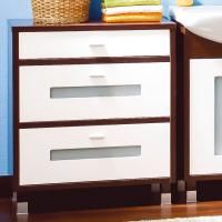 Тумба Бриклаер Бали 71 венге, белый глянец