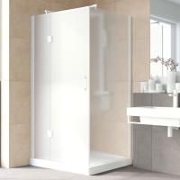 Душевой уголок Vegas Glass AFP-Fis Lux 120*90 01 10 L профиль белый, стекло сатин