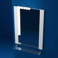 Зеркало Triton Ника 75 с подсветкой, белое