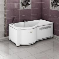 Акриловая ванна Radomir Валенсия 170х95 см Chrome с гидромассажем