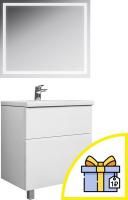 Мебель для ванной Am.Pm Gem 75 белый глянец, с 2 ящиками