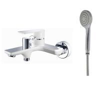 Смеситель для ванны Haiba HB60505-8 белый/хром