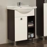 Тумба с раковиной Aquaton Крит 60 М венге, напольная