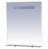 Зеркало Misty Лика 70 прозрачная полка, с подсветкой