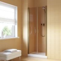 Душевая дверь в нишу Vegas Glass Е2Р LUX 70 05 05 профиль бронза, стекло бронза