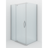 Душевой уголок Alex Baitler AB24120S1 120х90 см, профиль хром, стекло прозрачное