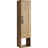 Шкаф-пенал для ванной Aqwella Craft 30 дуб балтийский