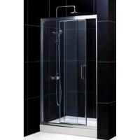 Душевая дверь в нишу RGW Tornado TO-17 R (1200-1250)х1950 профиль хром, стекло прозрачное