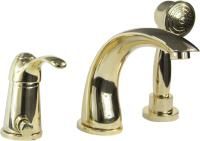 Смеситель на борт ванны Webert Aurora AU850701010 золото