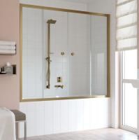 Шторка на ванну Vegas Glass Z2V 160 05 01 профиль бронза, стекло прозрачное