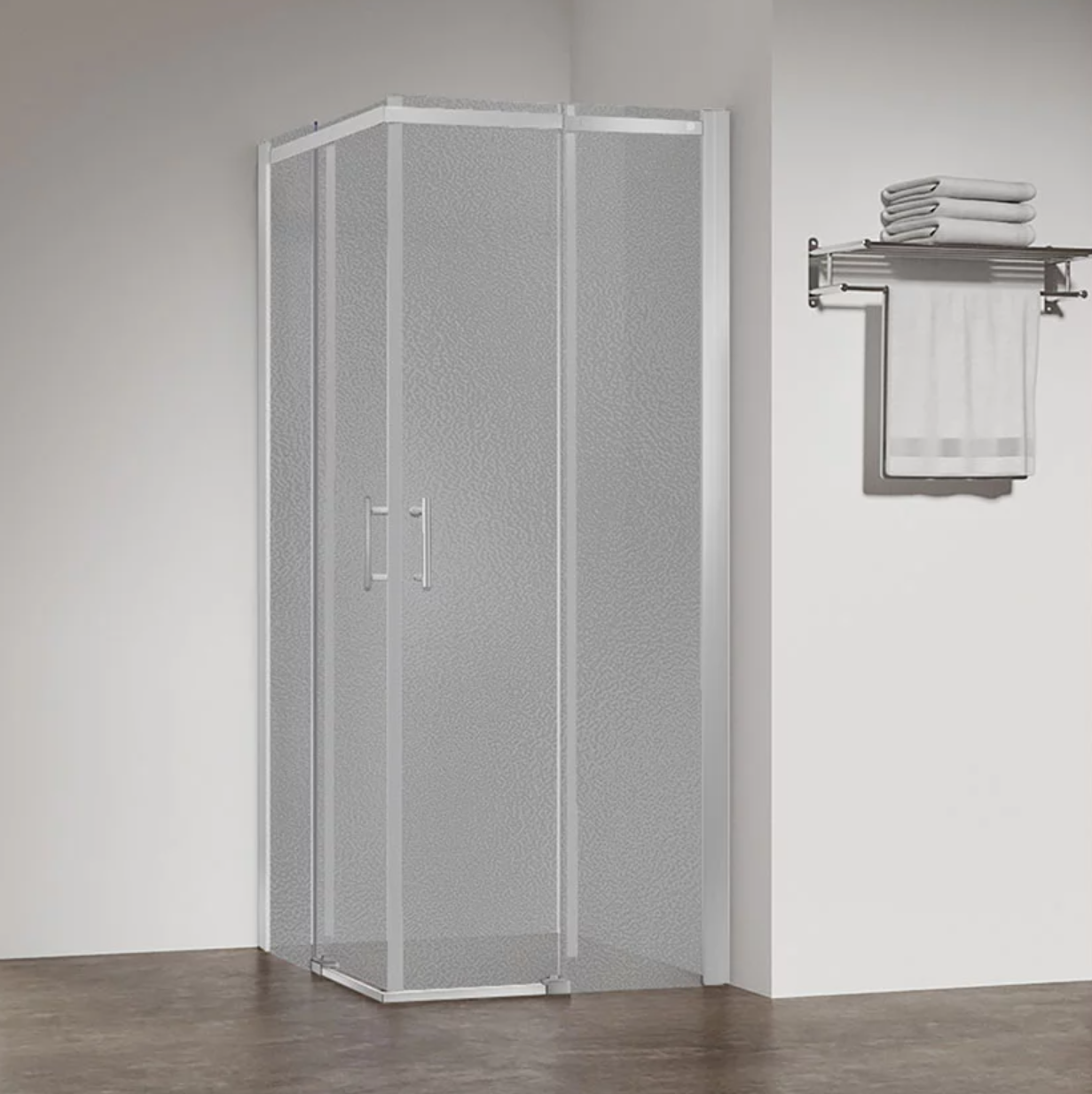 Душевой уголок Veconi Rovigo RV-50CH Pear 80x80