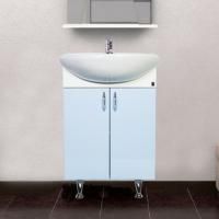 Тумба с раковиной Orange Кларис 55 голубая