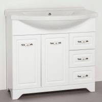 Тумба с раковиной Style Line Олеандр-2 100 Люкс, белая