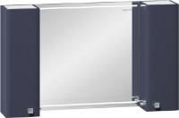 Зеркало-шкаф Edelform Nota 105 серое, с подсветкой