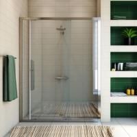 Душевая дверь в нишу GuteWetter Guwer GK-662D 150 см стекло бесцветное, профиль хром Душевая дверь в нишу GuteWetter Guwer GK-662D 150 см стекло бесцветное, профиль хром