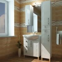 Мебель для ванной Triton Кристи 65 L, 3 ящика, белая