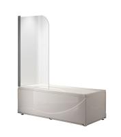 Шторка на ванну Taliente TA-0814CP, профиль глянцевый хром, стекло прозрачное