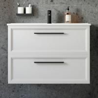 Тумба с раковиной Stworki Эстерсунд 90 белая матовая