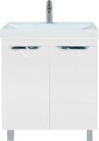 Тумба под раковину Misty Петра 65 белая эмаль