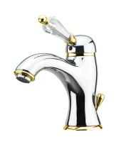 Смеситель для раковины Fiore Imperial-Sky  Swarovski® 82CO5221, хром/золото