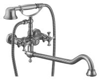 Смеситель для ванны Zorg Antic A 7001WDN-SL универсальный