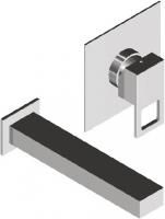 Смеситель для раковины Cezares Molveno BLS1 01 Cr W0 настенный с внутренней частью