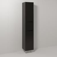 Шкаф-пенал Vod-Ok Adel 30 R с бельевой корзиной, черный