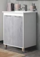 Тумба с раковиной Corozo Чикаго 75 бетон