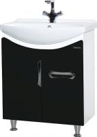Тумба под раковину Bellezza Лагуна 65 с ящиком, черная