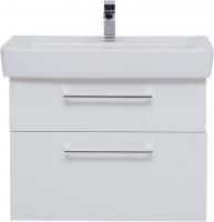 Тумба с раковиной Dreja Q max 80 белый глянец