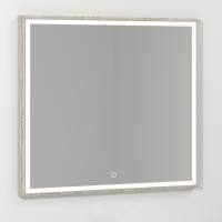 Зеркало Vod-Ok Лайт 90 ореховый дубослив, с подсветкой