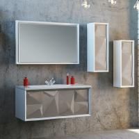 Мебель для ванной Marka One Romb 90П сappuccino