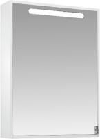 Зеркало-шкаф Triton Диана 60 L, 1 дверь, с подсветкой, белый