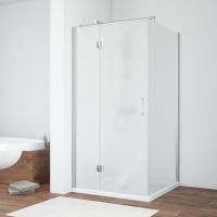 Душевой уголок Vegas Glass AFP-Fis TUR NOVO h1890 120*90 08 10 L профиль глянцевый хром, стекло сатин